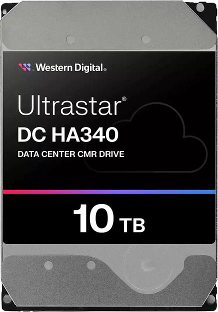 Жесткий диск WD SATA-III 10TB 0B47062 WUS721210BLE6L4 Ultrastar DC HA340 512E (7200rpm) 512Mb 3.5" фото 1