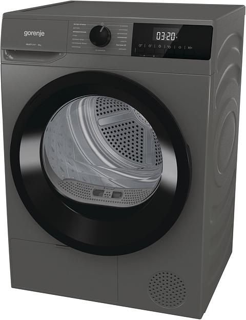 Сушильная машина Gorenje D2HNE82/C кл.энер.:A++ макс.загр.:8кг серый фото 3