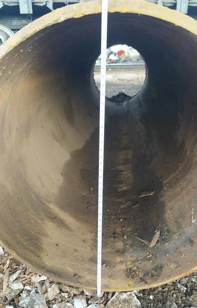 Труба 430х1900х10 мм б/у фото 1