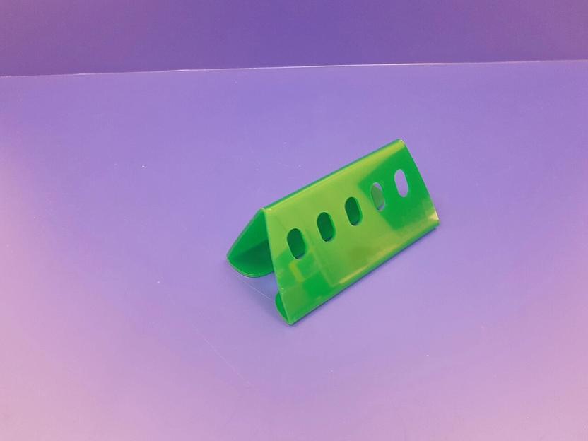 Подставка для ручек карандашей кистей 9 секции.(домик цвет зеленый) фото 4