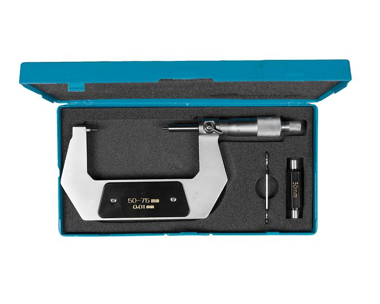 Микрометр с мал.изм.губ. МК-МП- 75 0,01 SHAN (госреестр № 75427-19) с поверкой фото 5