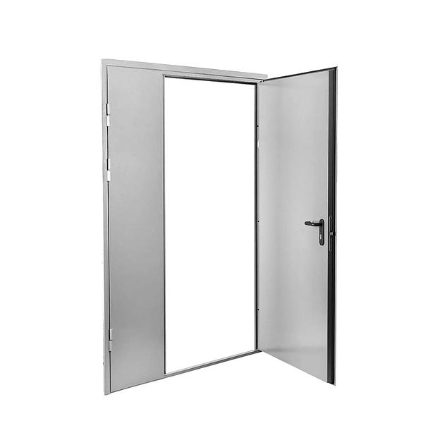 Противопожарная дверь РПК ДМПГ-60-2 правая 138х208см светло-серый фото 2