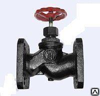 Клапан (вентиль) чугунный 15ч9п / 15ч19п для труб фото 1