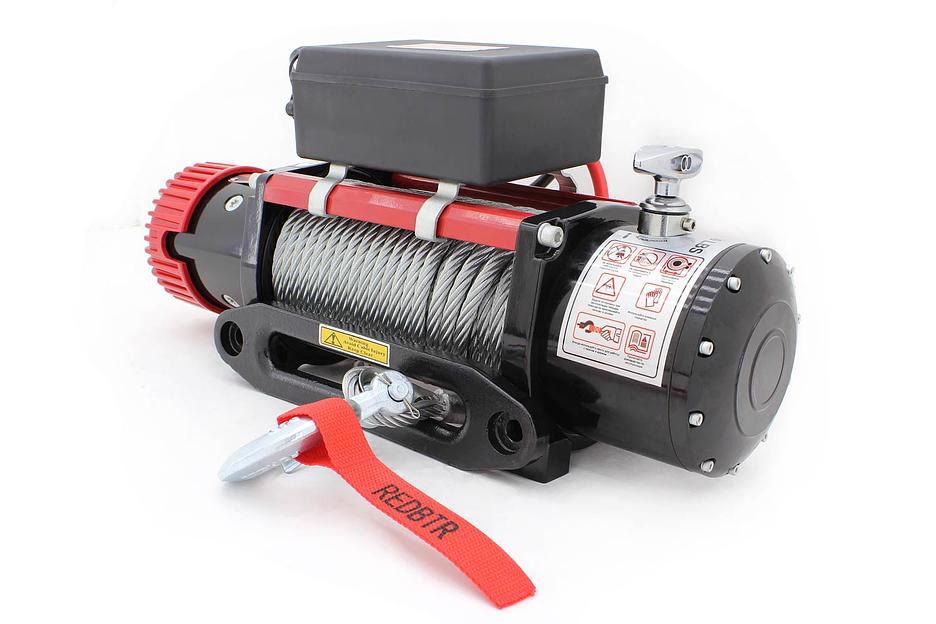Лебедка автомобильная 12В 12000 lbs чугунный клюз ОПТ фото 2