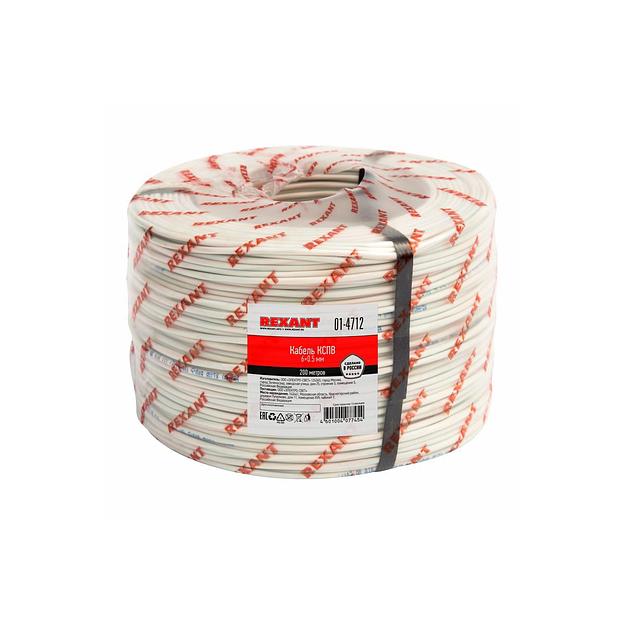 REXANT (01-4712) Кабель КСПВ 6 х 0,5 мм REXANT (200 м) фото 1