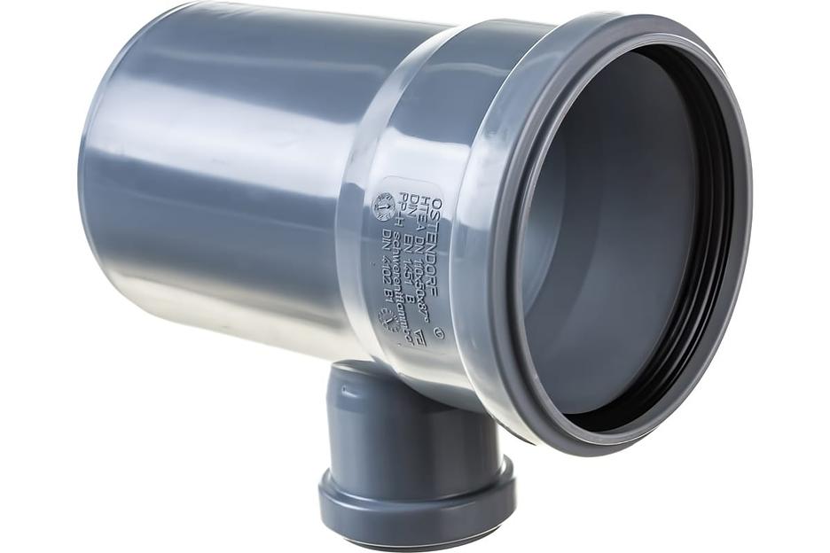 Тройник канализационный 87 град. 110х50 фото 3