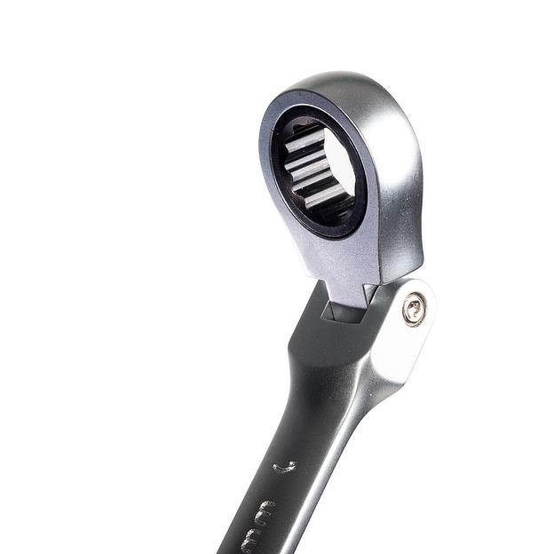 Ключ гаечный комбинированный трещоточный с шарниром 13 мм серия KBT-PROFESSIONAL фото 3