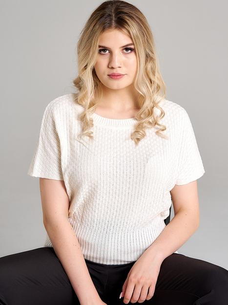 Кофта Вафелька молочный 46-48, 50-52, 54-56 ОПТ фото 4