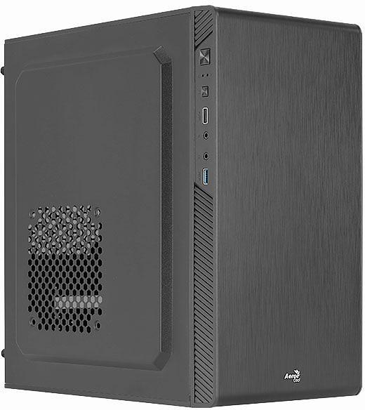 Корпус Aerocool CS-106-S-BK-v1 черный без БП mATX 1x120mm 1xUSB2.0 1xUSB3.0 audio фото 1