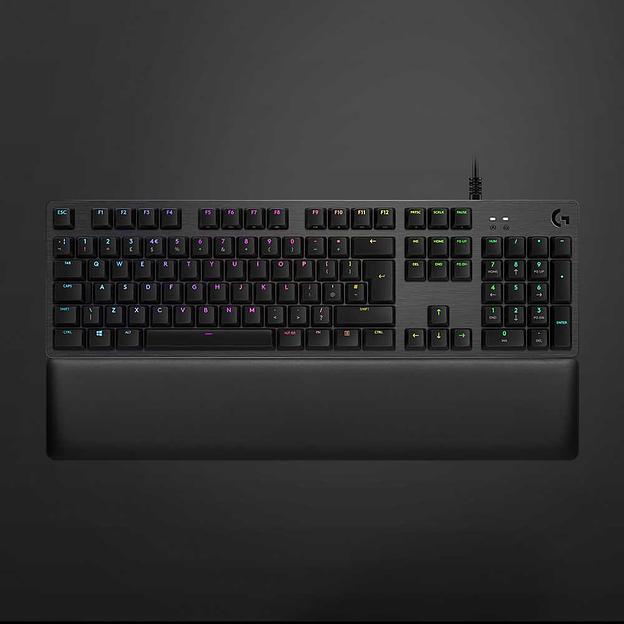 Клавиатура игровая Logitech G513 CARBON - GX BLUE (CLICKY) SWITCH (механическая клавиатура с RGB-подстветкой) US INT'L фото 8