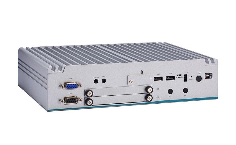 Встраиваемый безвентиляторный компьютер eBOX630-528-FL-8145UE, процессор Intel® Core™ i3-8145UE, DDR4 2400 МГц, до 64 Гб, 2 х 2.5" SATA HDD/SSD, 1 x mSATA, 2 х HDMI, 1 х VGA, 3 х GbE LAN, 2 х USB 2.0, 4 х USB 3.2, 2 х RS-232, 2 х RS-232/422/485, GPIO, Au фото 1