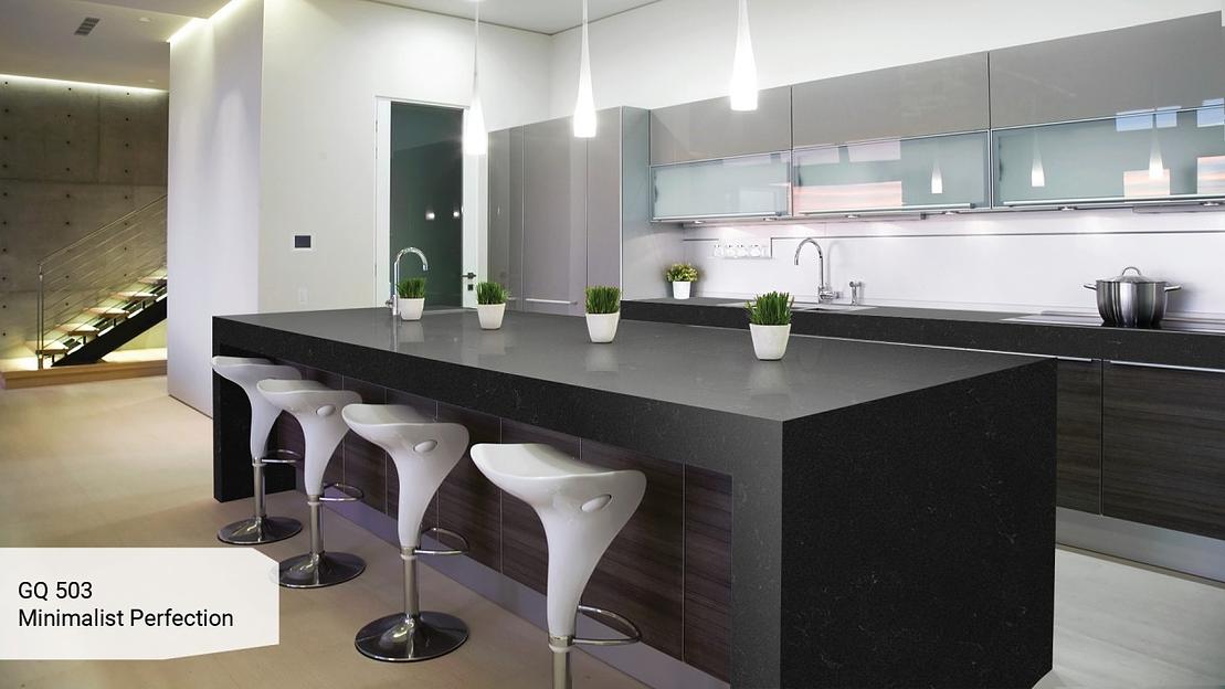 Кварцевый камень Grandex quartz «GQ 503 Minimalist Perfection» ОПТ фото 3