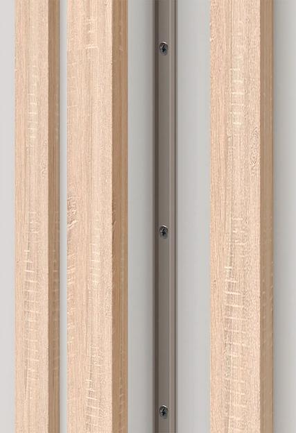 Интерьерная рейка МДФ STELLA «Милана» Дуб винтаж, 20х30х2700 мм (упаковка 8 шт) ОПТ фото 5