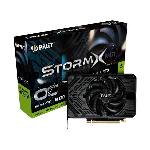 Видеокарта PALIT RTX4060Ti STORMX OC 8G (NE6406TS19P1-1060F) фото 3