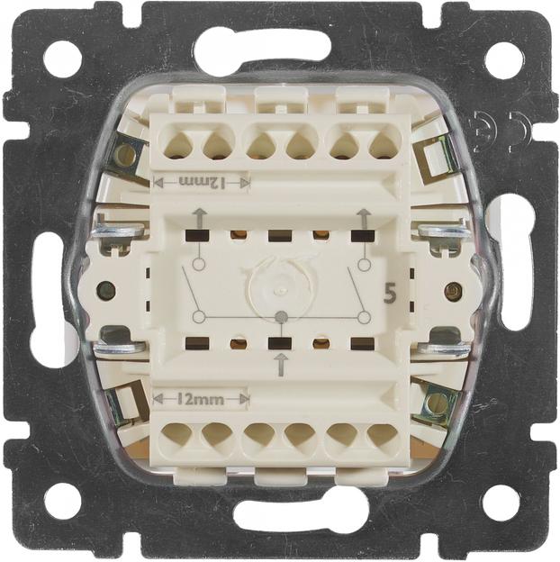 Выключатель Legrand Valena скрыт. 2кл. IP20 белый (774405) фото 2