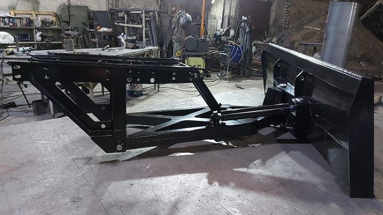 Отвал бульдозерный усиленный поворотный гидравлический ОБ-2,4Г для тяжелых работ фото 1