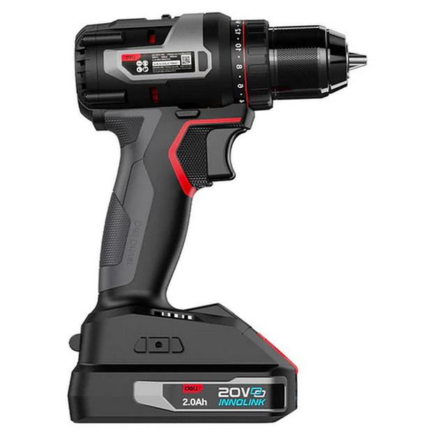 Дрель-шуруповерт аккумуляторная Deli Дрель-шуруповерт аккумуляторная Deli DE-DZ20-1D2 (2 АКБ*2Ач+ЗУ, 20В, 10мм, 50Нм, сумка) фото 3