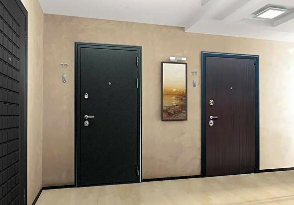 Установка входных металлических дверей фото 1