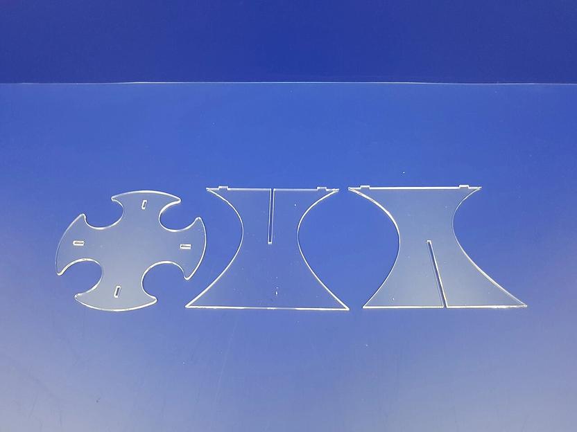 Подставка для 4 рожков мороженого круглая сборно разборная.. фото 3