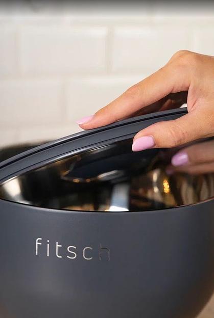 Термомиска с крышкой Fitsch, 5 литров, серая фото 3