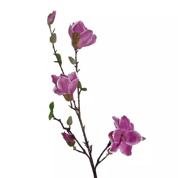 Толстая ветка с цветами и бутонами 886-23 100см фото 2