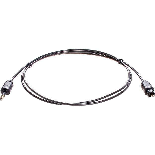 Оптический кабель (Toslink)-M -- >(Toslink)-miniM,1m, Telecom VCOM Кабель Telecom Toslink (m)/Toslink mini (m) - 1 м (TOC2023-1M) фото 5