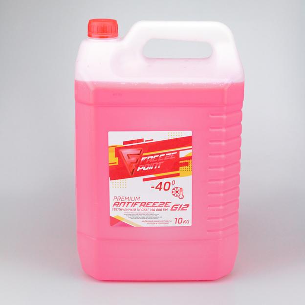 FREEZE POINT Антифриз G12 красный 10 кг фото 1
