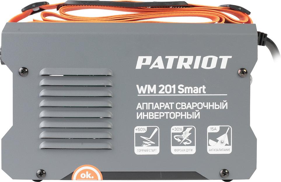 Сварочный аппарат Patriot WM 201 Smart инвертор ММА 8.3кВт фото 9