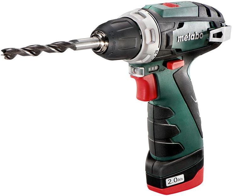 Metabo PowerMaxx BS Безударная дрель-шуруповерт [600984000] { 10.8В 2х2.0,LC40,патр,коробк } фото 1