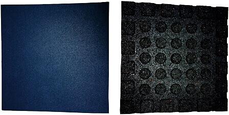 Мат резиновый 1200х600х40 мм соединение втулки жёлтый, оранжевый ОПТ фото 3