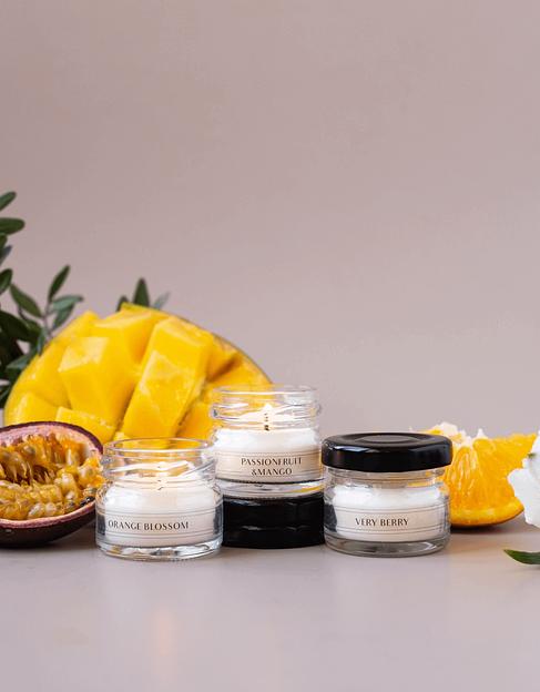 Подарочный набор ароматических свечей 6 minis «Тропический» ОПТ фото 2