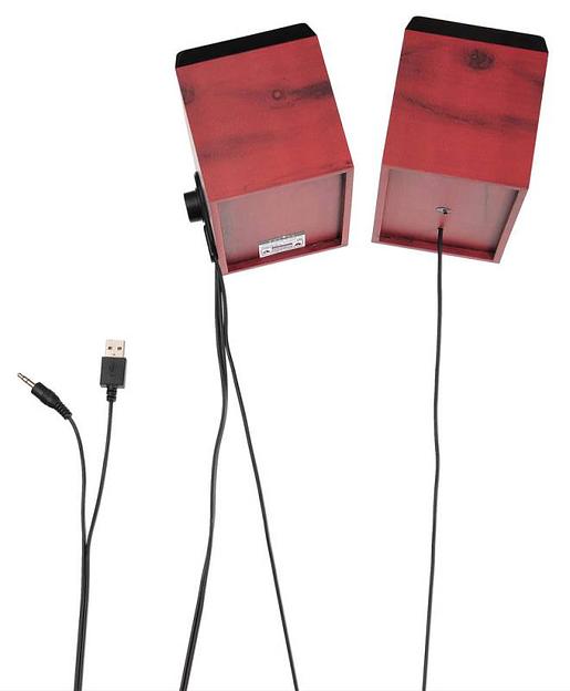 Колонки Оклик OK-161 2.0 темное дерево 6Вт фото 8