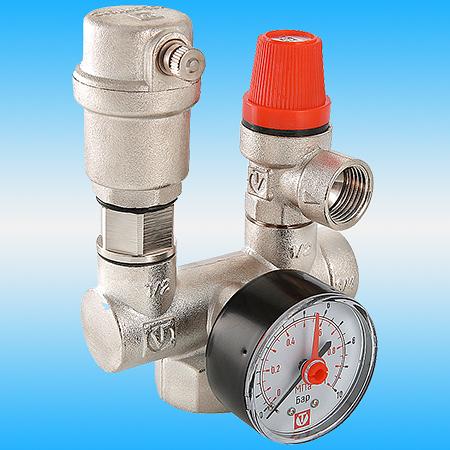 Группа безопасности VALTEC VT.460.0.0 латунь фото 1