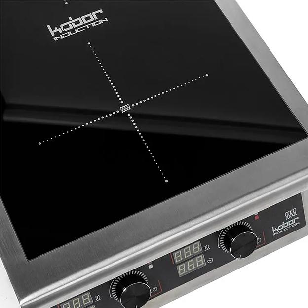 Плита индукционная настольная 2 конфорки Кобор I9-2T фото 5