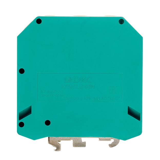 Клемма заземления, винтовой зажим, 2 точки подключения, 95 кв.мм фото 2