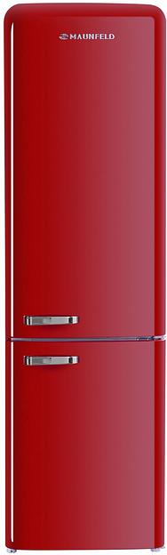Холодильник Maunfeld MFF186NFRR 2-хкамерн. красный фото 2