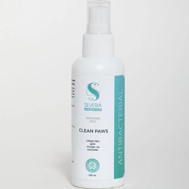 Спрей для лап заживляющий, антибактериальный, очищающий Silveria Zoo Care «Clean Paws» 100 мл фото 3