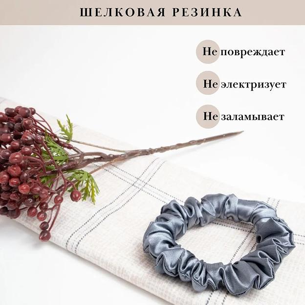 Резинки для волос Casanda Hey тёмно-серая 2, опт фото 2