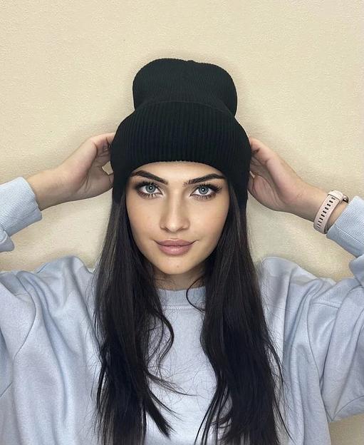 Шапка лопата черная ОПТ фото 1