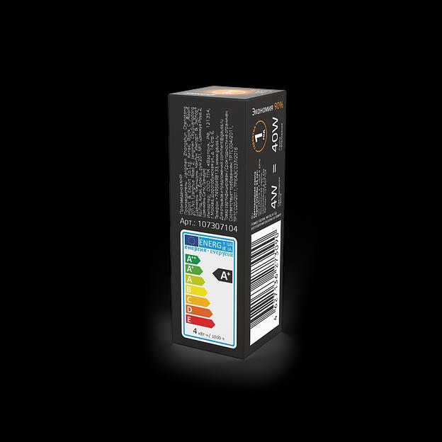 Лампа светодиодная LED 4 Вт 400 Лм 2700К теплая G4 капсула 220 В керамика Black Gauss фото 6