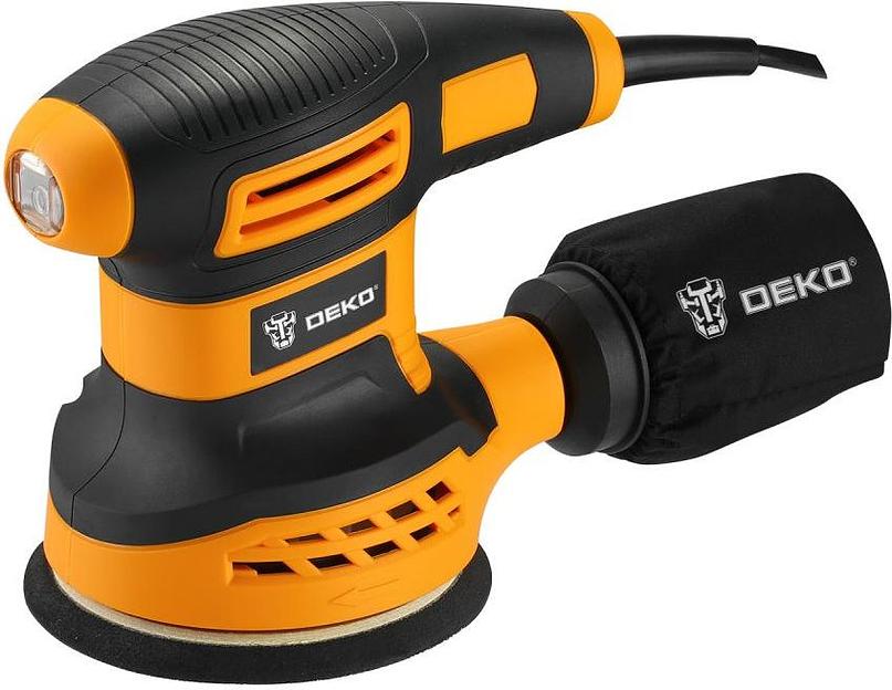 Эксцентриковая шлифовальная машина Deko DKG350 350Вт фото 6