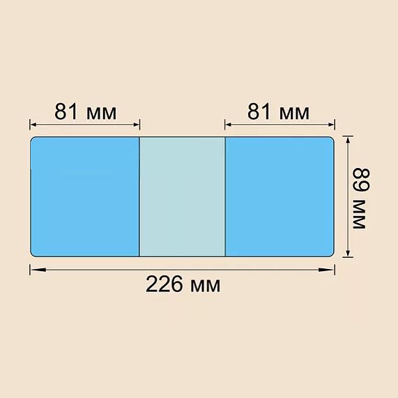 Обложка для удостоверения прозрачная самая большая Арт. 01.03.08, опт фото 1