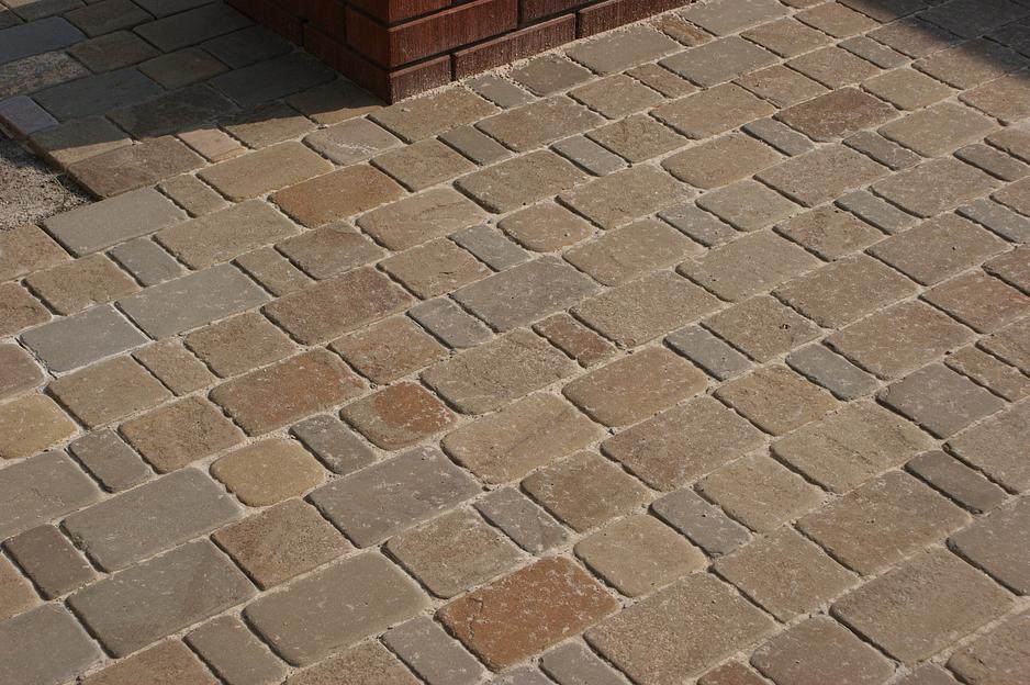 Брусчатка песчаник пилено-галтованный Серый /м2 (50 мм) фото 1