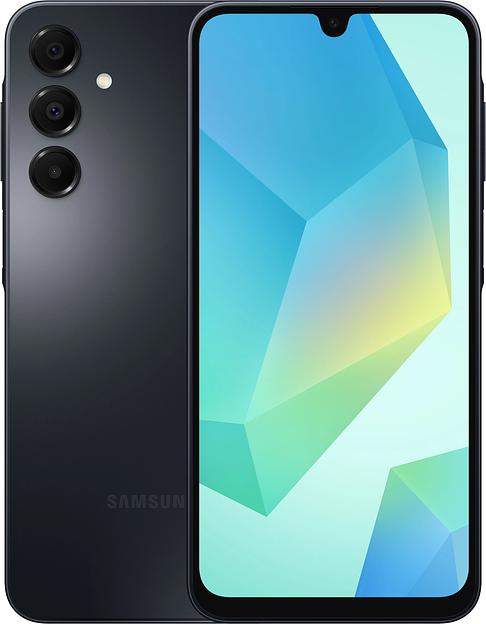 Смартфон Samsung SM-A165F Galaxy A16 128Gb 4Gb черный моноблок 3G 4G 6.7" 1080x2340 Android 14 50Mpix 802.11 a/b/g/n/ac NFC GPS GSM900/1800 GSM1900 TouchSc фото 1