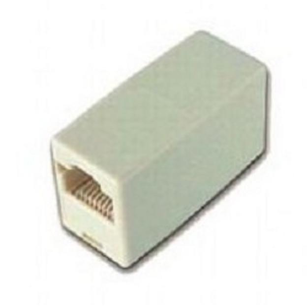 Gembird Соединитель TA350/1 {Модуль RJ-45F/RJ-45F проходной, кат. 5e (VTE7713, TA350/1)} фото 1