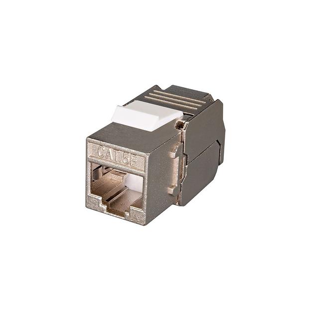 Модуль Suprlan 10-0328-1 информ. KeystoneRJ45 1 кат.5E FTP стальной фото 1