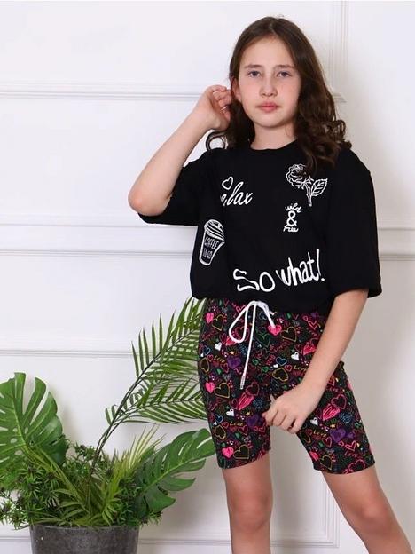 Футболка «Релакс» чёрная опт фото 1