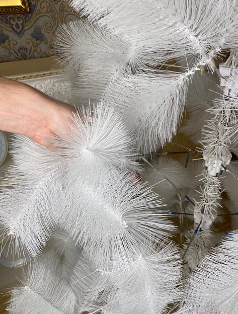 Искусственная сосна белая 180 см ОПТ фото 2