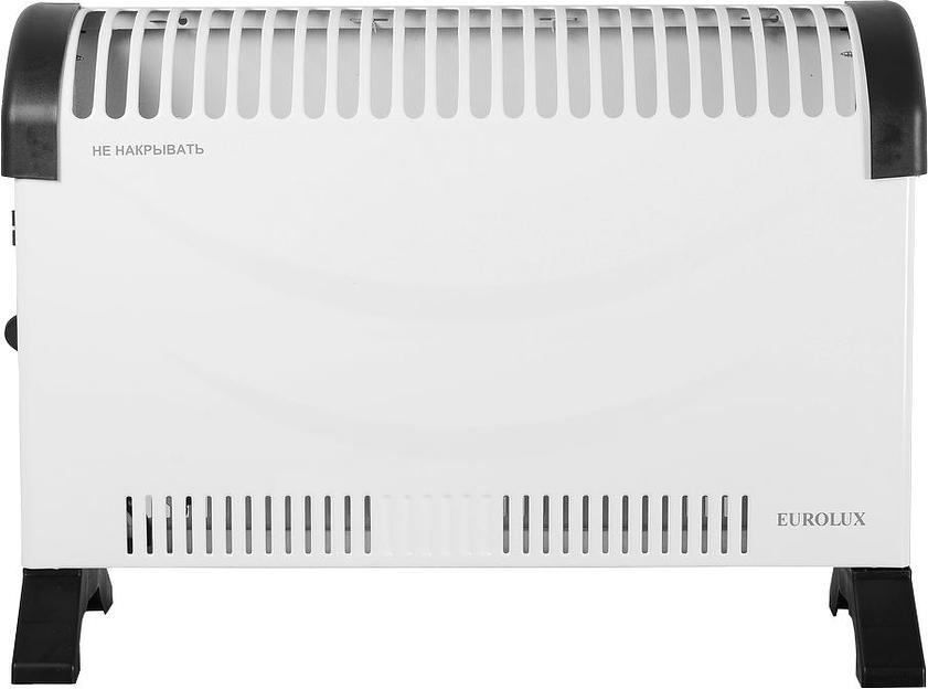 Конвектор Eurolux ОК-EU-2000C белый, 2000 Вт, 25 м2, термостат фото 1