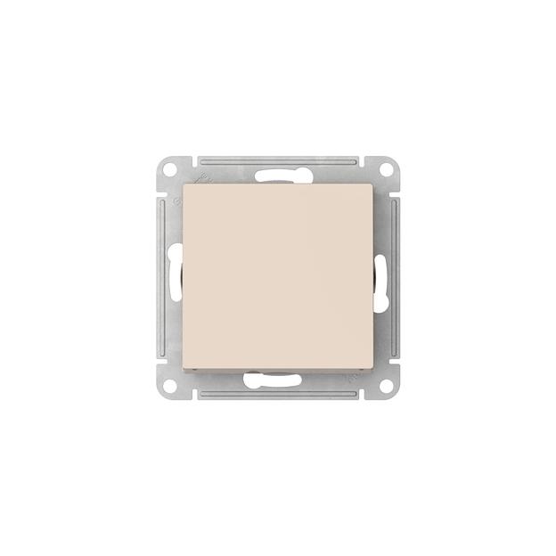 ATLASDESIGN 1-клавишный ВЫКЛЮЧАТЕЛЬ, сх.1, 10АХ, быстрозажимные клеммы, БЕЖЕВЫЙ фото 3